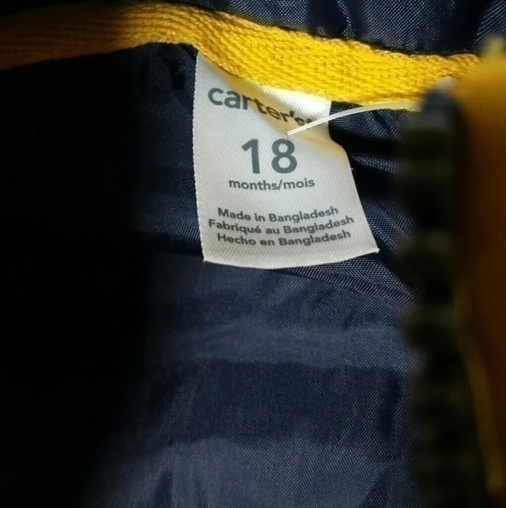 Carter's Baby Puffer Bubble Vest-18 Months